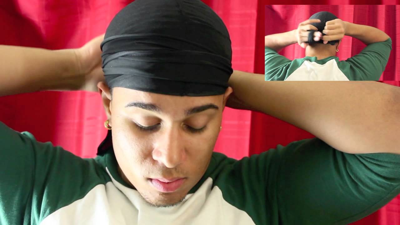 how to tie a durag in the back
